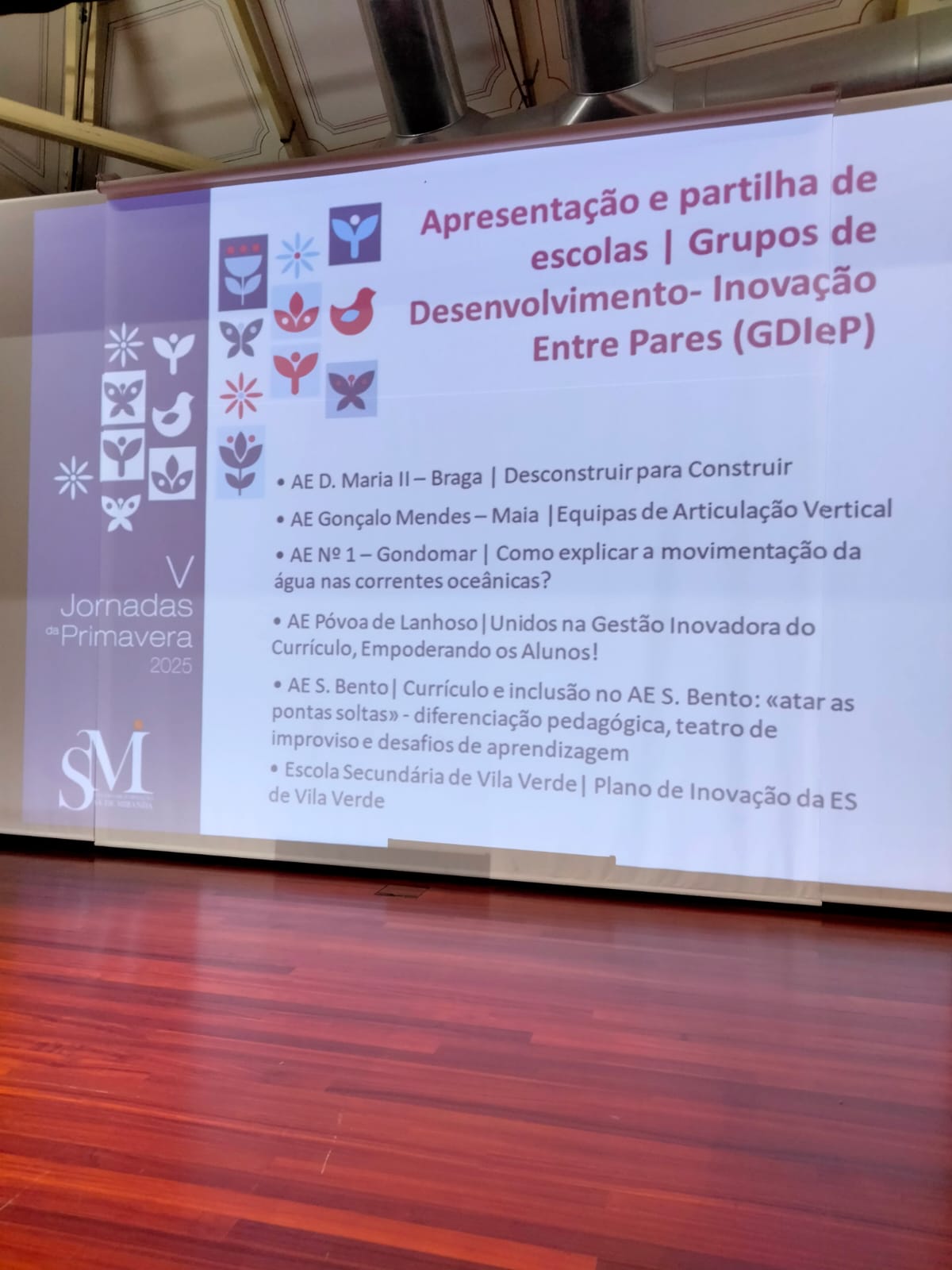 aeSB nas V Jornadas da Primavera do CFSM