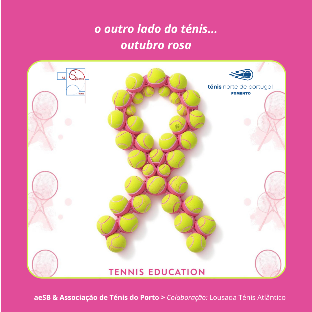 “Tennis Education: O Outro Lado do Ténis” une-se ao Outubro Rosa com um gesto de amor e consciência