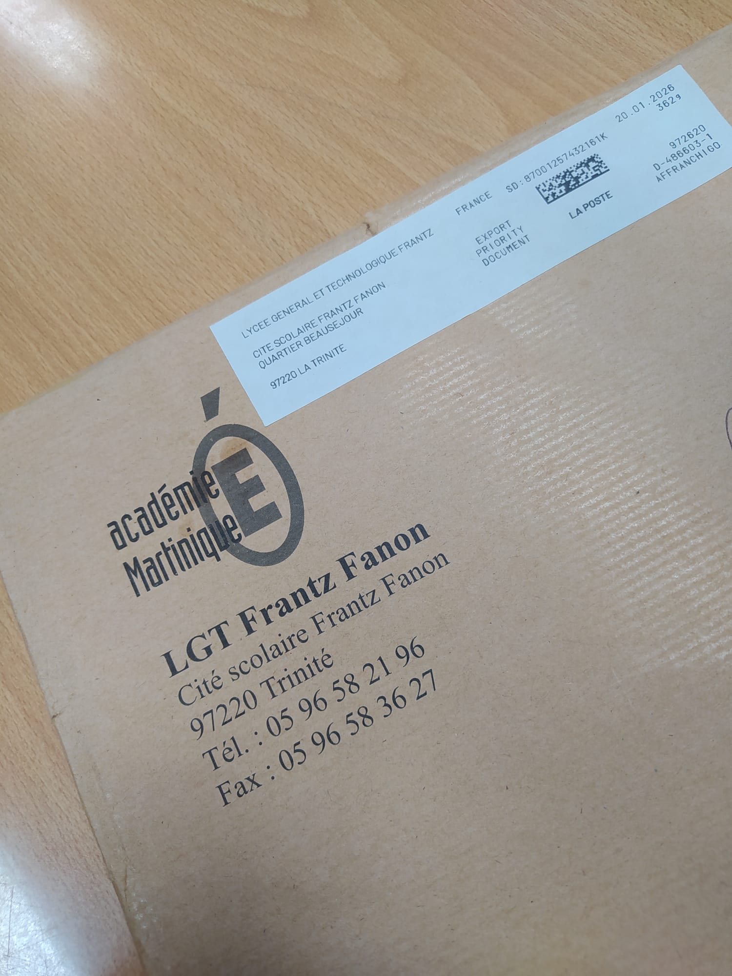 O correio chegou à escola!