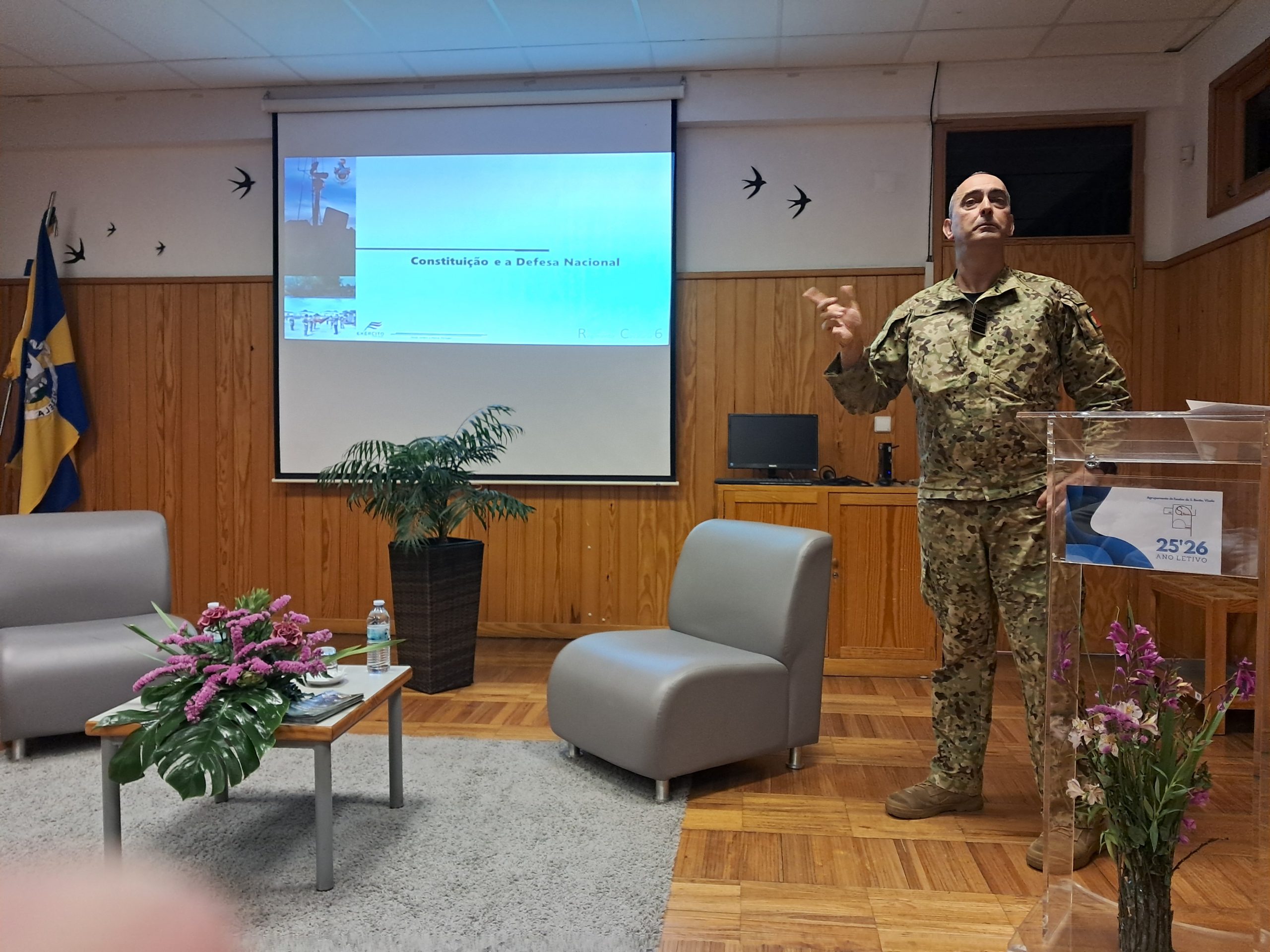 Coronel Luís Morais no aeSB
